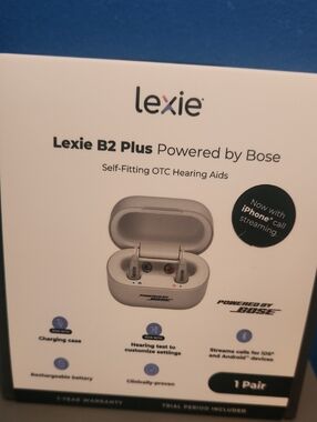 B2 Plus Powered by Bose OTC Hearing Aids - White